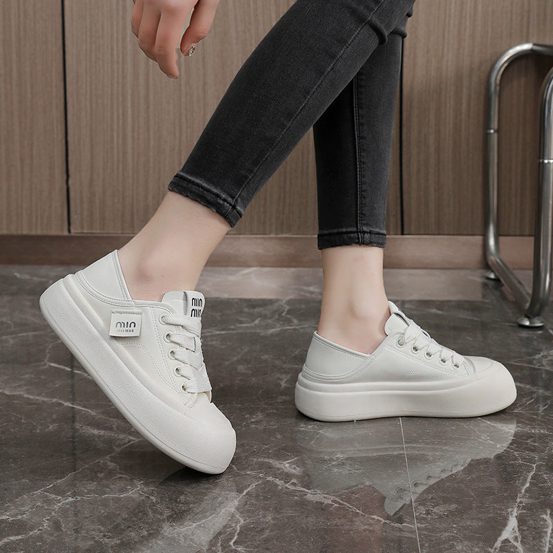 Damen Sneaker Plateau Sportlich Modern