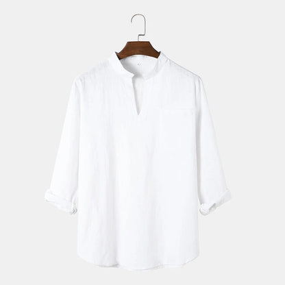 Herren Langarmhemd Elegant Lässig Modern - BerlinGlamour