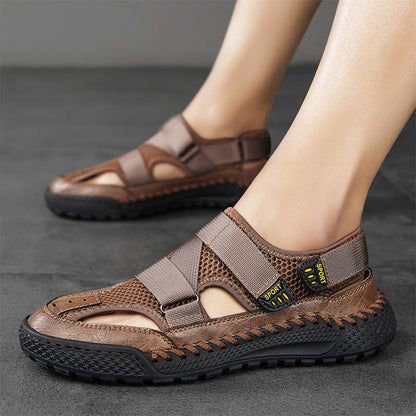 Damen Sport Sandalen Komfort Klettverschluss Bequem