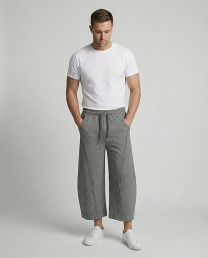 Loose Fit Unisex Hose Deconstructed Style Oversize
