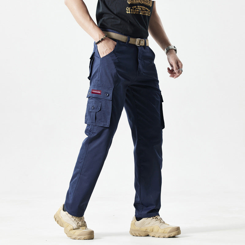 Herren Cargohose atmungsaktiv mit Taschen Bequem Sportlich