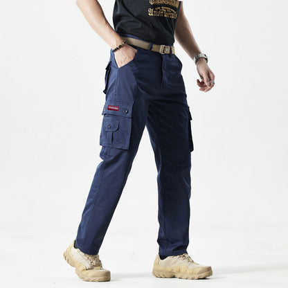 Herren Cargohose atmungsaktiv mit Taschen Bequem Sportlich