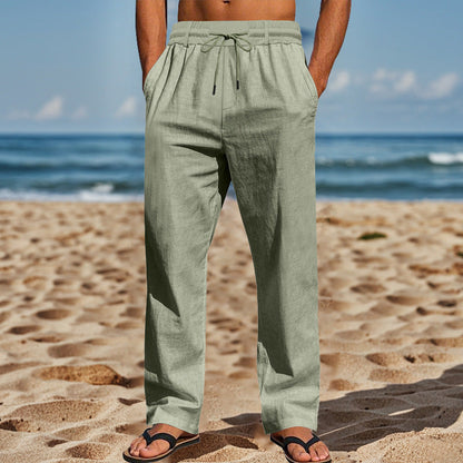 Herren Strandhose Lässig Elastisch Mit Seitentaschen