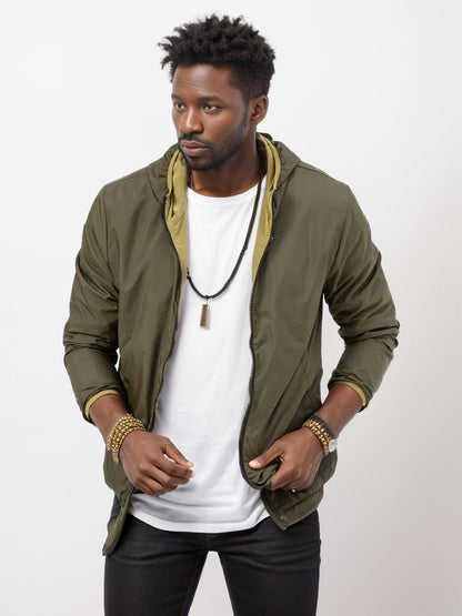 Herren Freizeitjacke Modern Stylisch Wasserdicht