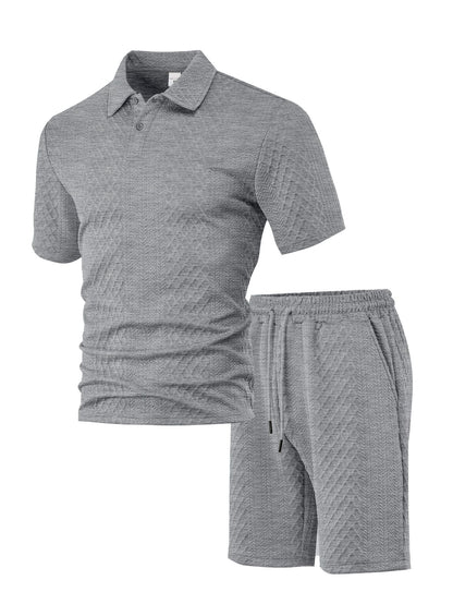Herren Freizeitanzug Elastisch Modern mit Struktur