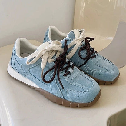 Damen Sneaker Trendy Sportlich Weiß
