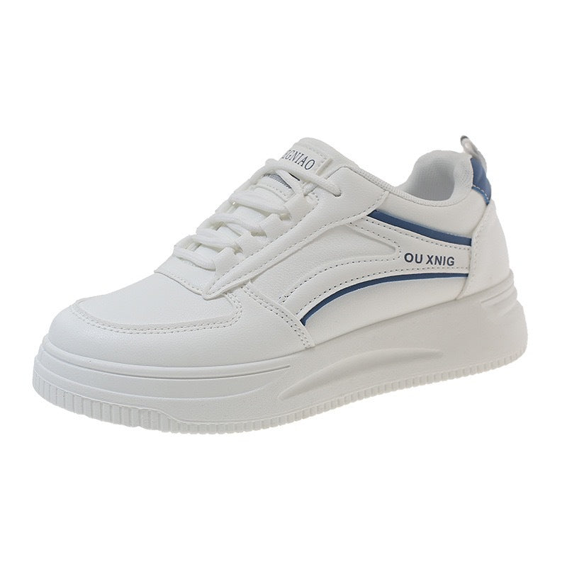 Damen Sneaker Plateau Bequem Mode