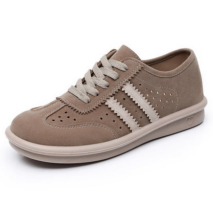 Damen Sneaker Weich Wildleder Bequem