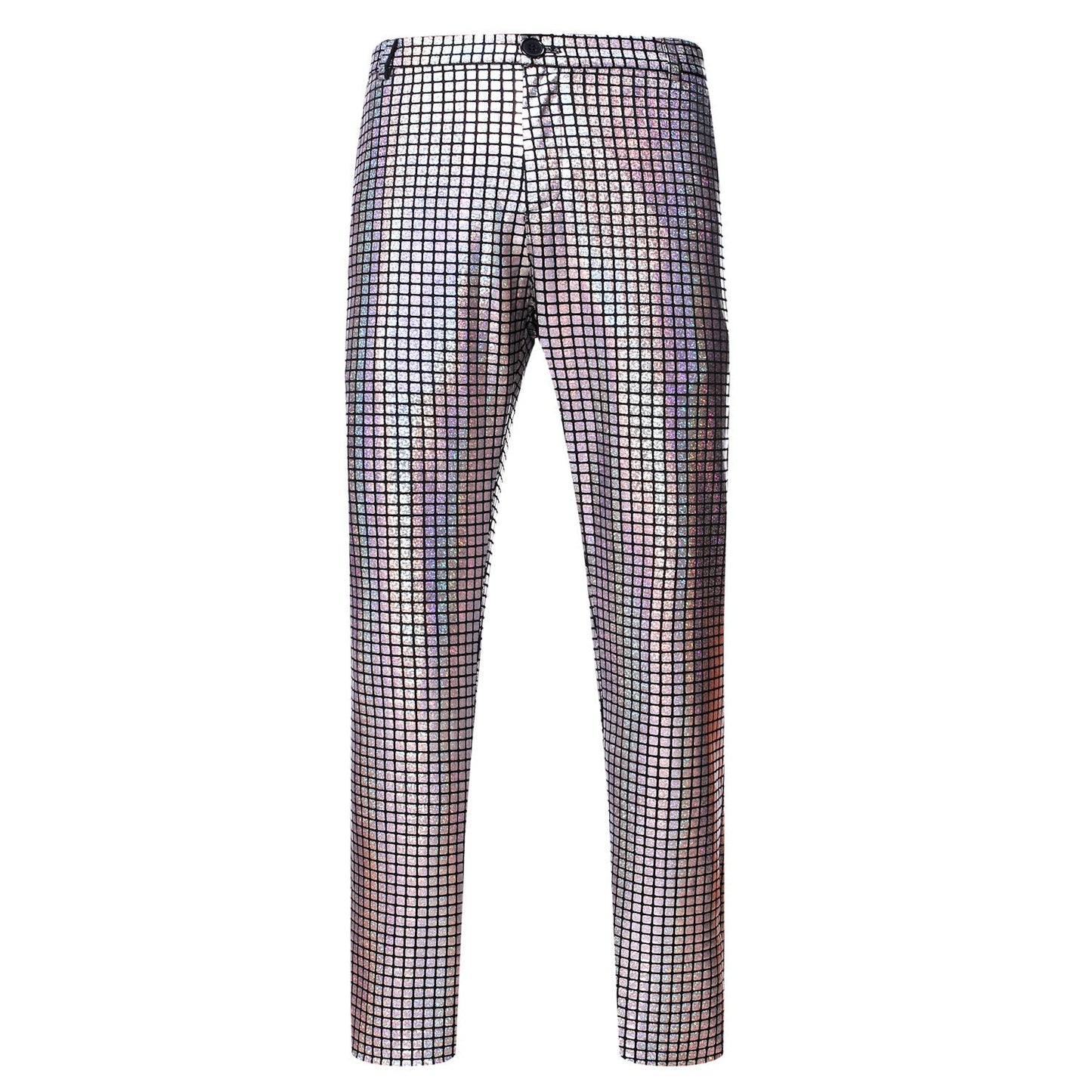 Herren Paillettenhose Glitzerhose Modern Schnitt