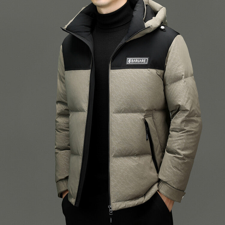 Herren Steppjacke Modern Schwarz Berlin Style