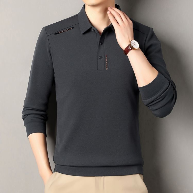 Herren Polo-Shirt Langarm Modern Sportlich Qualität