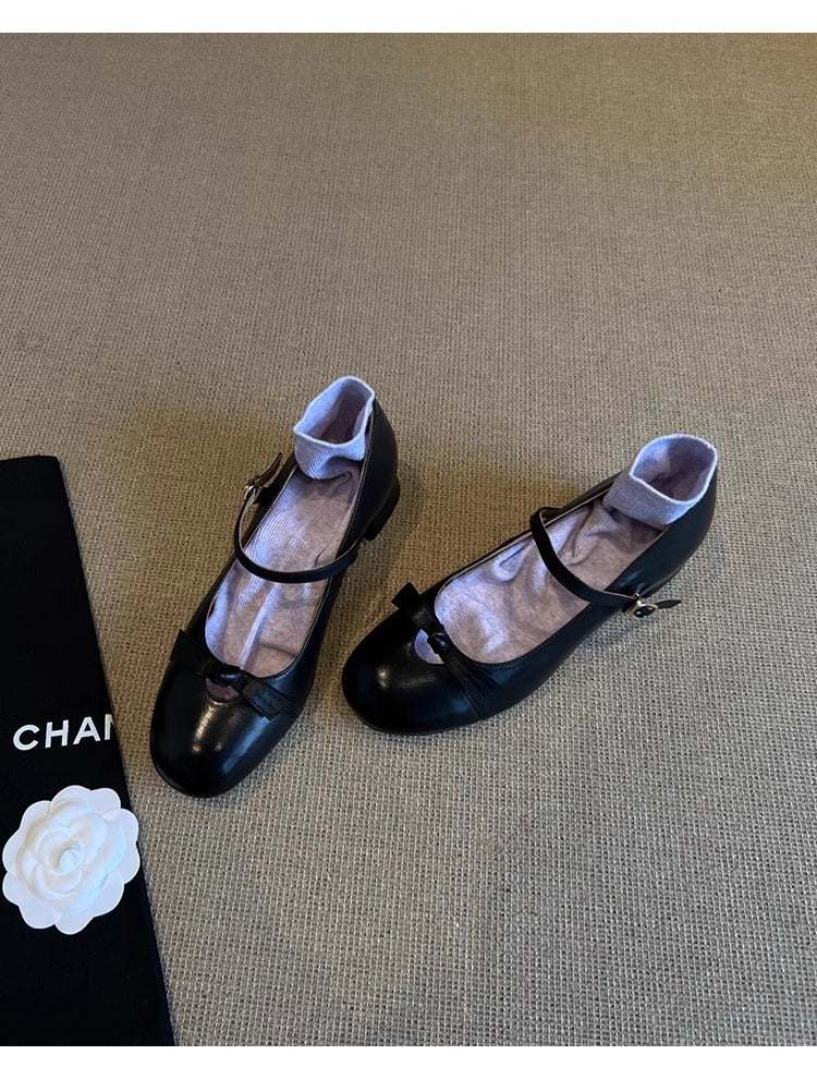 Damen Ballerinas Bequem Kreuzriemen Schnürung Elegante Schuhe