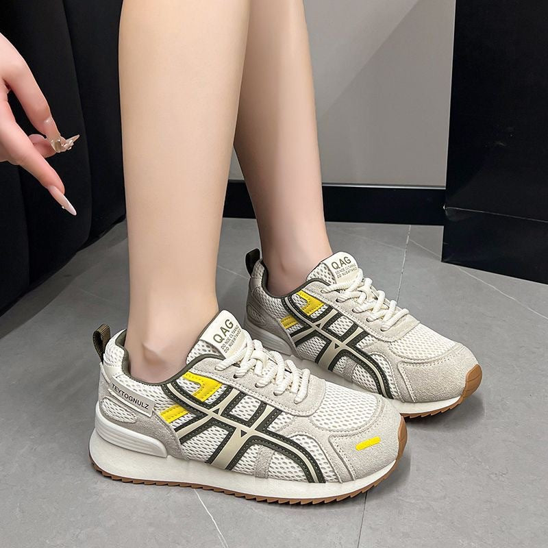Damen Sportsneaker Atmungsaktiv Mesh Sneaker Bequem - BerlinGlamour