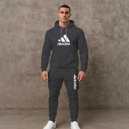 Herren Jogginganzug Sportlich Schnitt Bequem Mit Taschen - BerlinGlamour