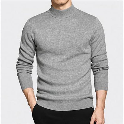 Herren Rollkragenpullover Hochwertig Kaschmir Look