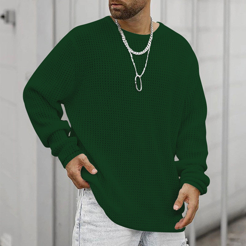 Herren Grobstrickpullover mit modernem Schnitt und kuscheligem Innenfutter BerlinGlamour.