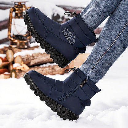Damen Stiefeletten Winter Warm Rutschfest Schnee