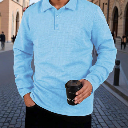 Herren Polo Hemd Langarm Modern Berlin Style - BerlinGlamour