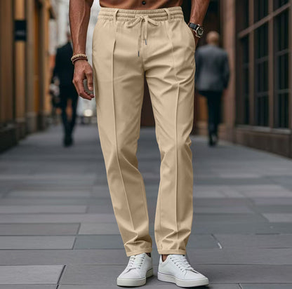 Herren Chinohose Elegant Dehnbar Mit Taschen