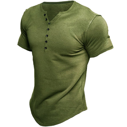 Herren T-Shirt Kurzarm Freizeitshirt Modern