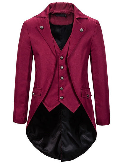 Herren Anzugmantel Elegant Asymmetrisch Modern