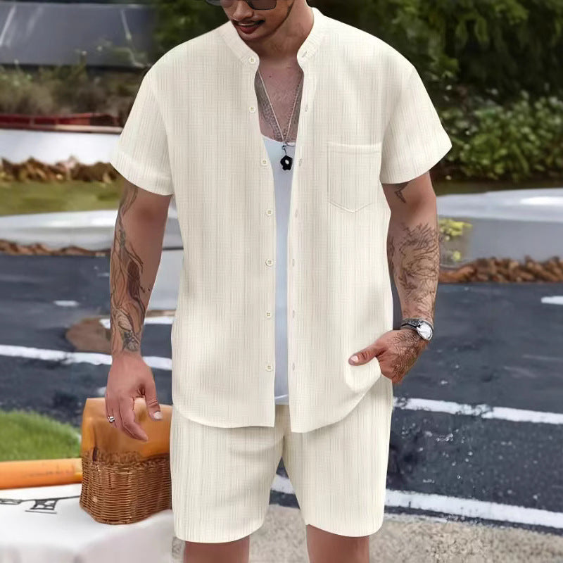 Herren Sommer Set Leichtgewicht Freizeitbekleidung Modern - BerlinGlamour