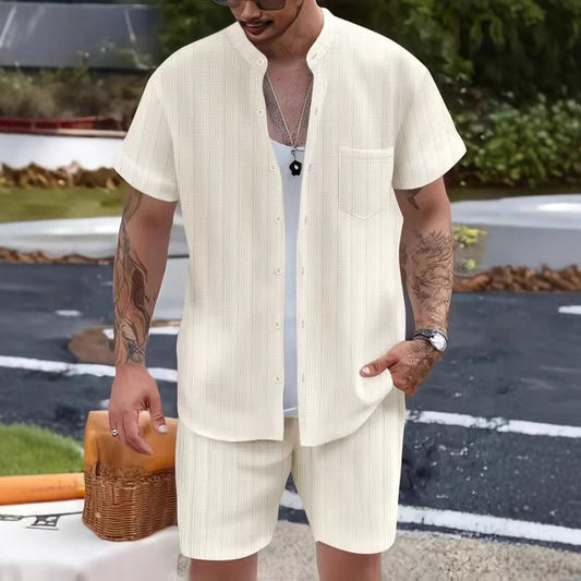 Herren Sommer Set Leichtgewicht Freizeitbekleidung Modern - BerlinGlamour