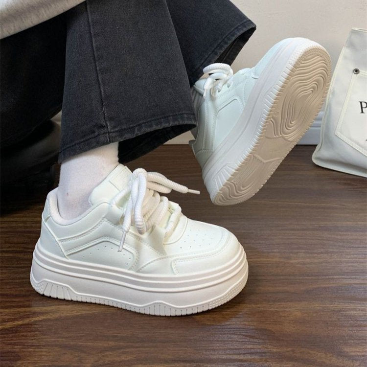 Damen Plateau Sneaker Bequem Ergonomisch Stylish