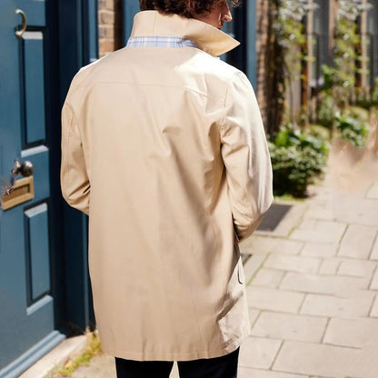 Herren Utility Jacke Moderne Praktisch Taschen Elegant