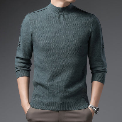 Herren Pullover Hochkragen Elegante Mode