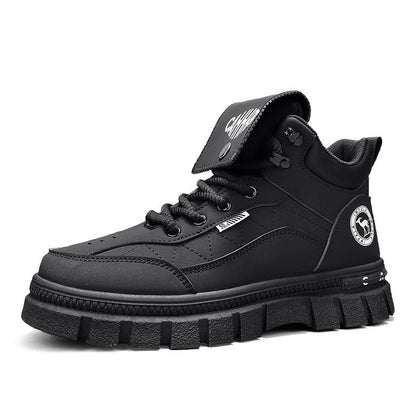 Damen Stiefel High-Top Robust mit verstärkter Sohle Winter