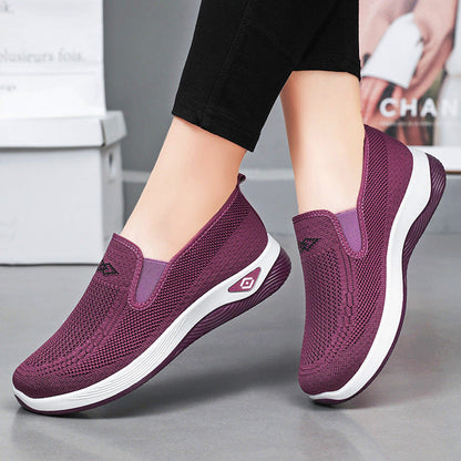 Damen Sneaker Atmungsaktiv Rutschfest Bequem Schuhe