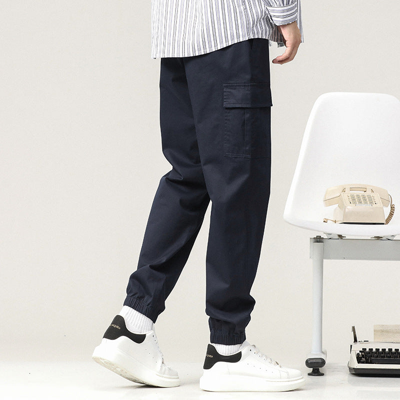 Herren Hose Bequem Utility Style elastisch