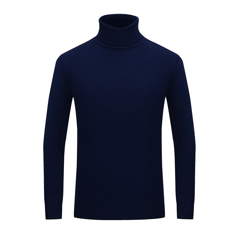Herren Rollkragenpullover Feine Wolle Eleganter Style
