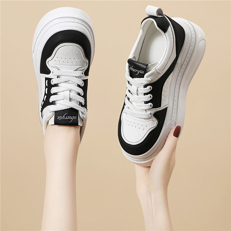 Damen Sneaker Bequem Plateau Schuhe Luftdämpfung