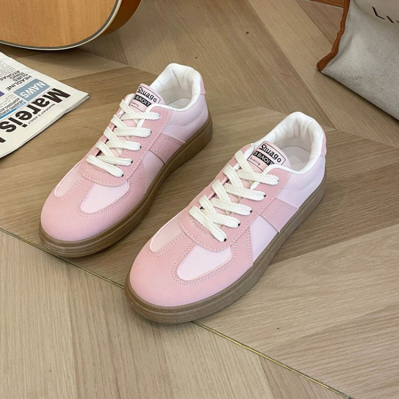 Damen Sneaker Klassisch Bequem Sportlich Weiß