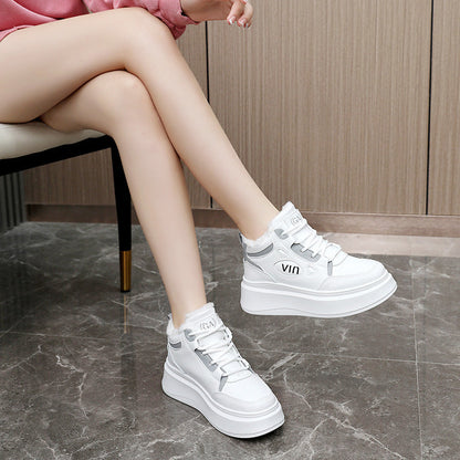 Damen Sneaker High-Top mit Weichem Innenfutter Robust