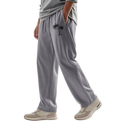Herren Freizeithose Bequem mit Logo-Print Modern