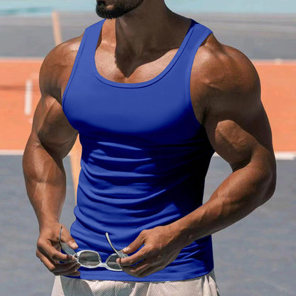 Herren Sport Tanktop atmungsaktiv Feuchtigkeitsregulierend Slim Fit