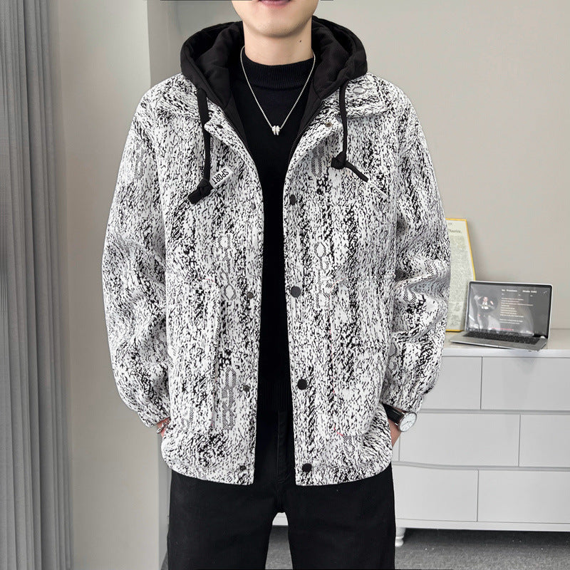 Herren Übergangsjacke Sportlich Funktionell mit Taschen