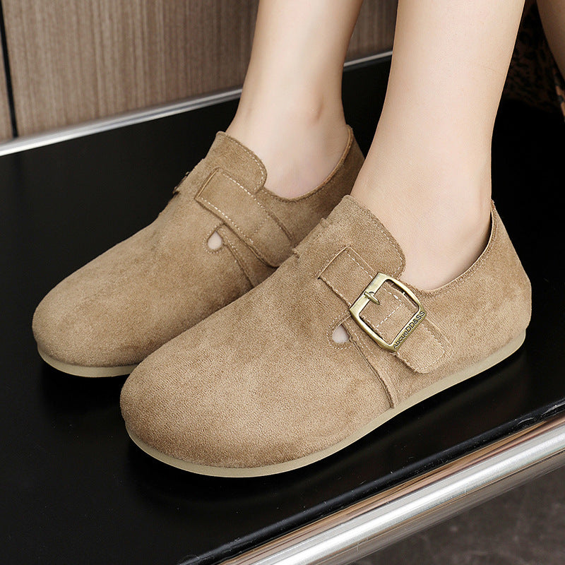 Damen Slipper Modisch Geschlossene Fersen Verstellbar