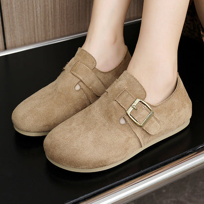 Damen Slipper Modisch Geschlossene Fersen Verstellbar
