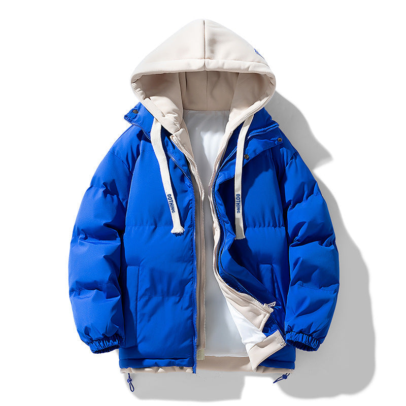 Herren Steppjacke Isoliert Verstellbare Kapuze Elastisch