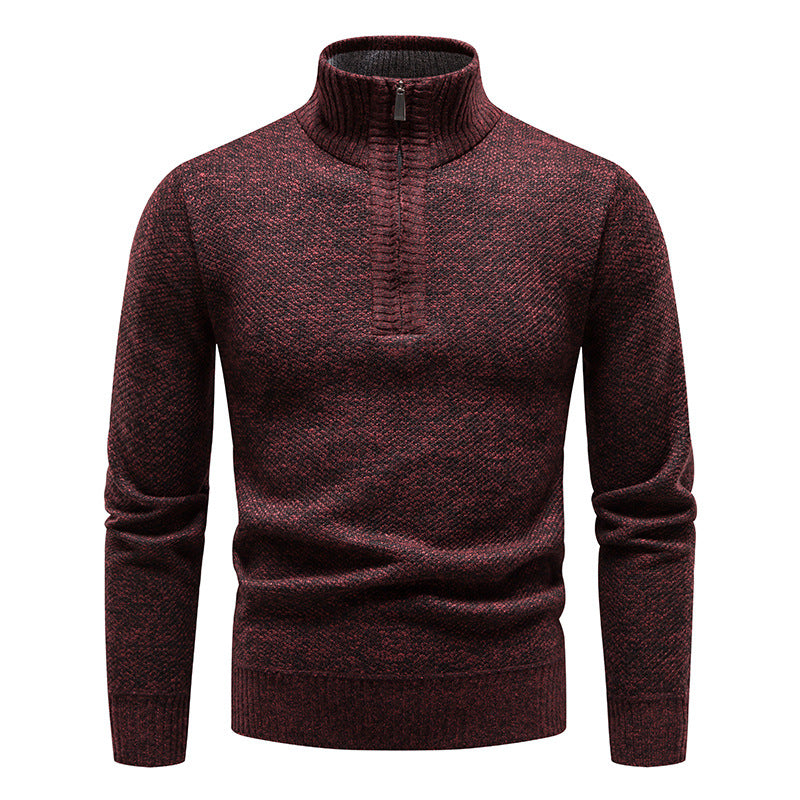Herren Strickpullover Komfortabel Halbzipp Modisch