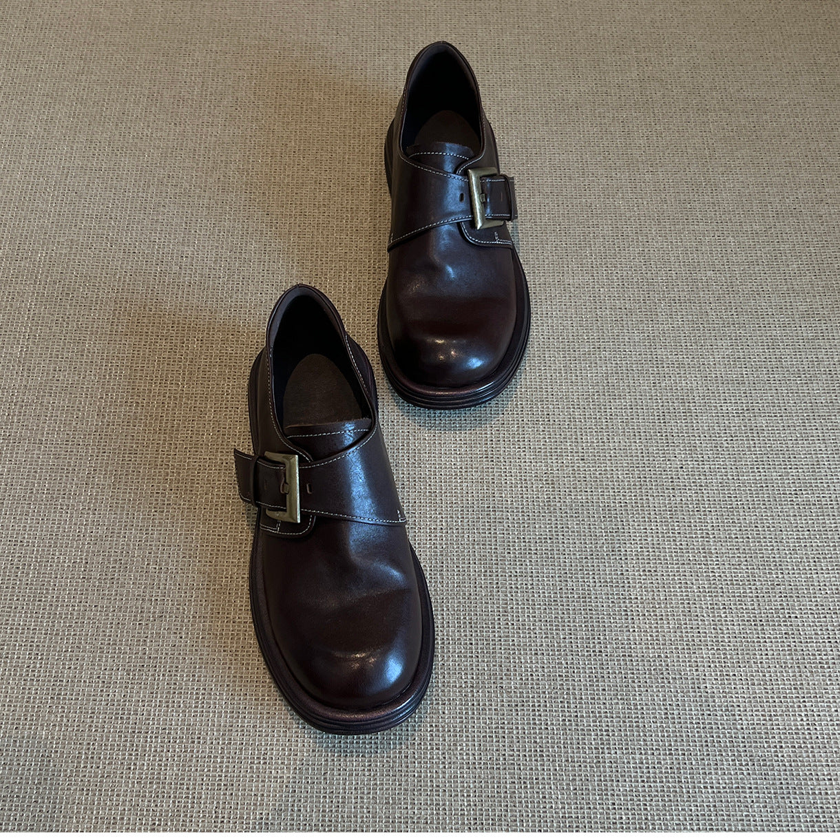 Damen Slipper mit Schnalle Elegant Warm