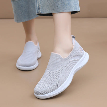 Damen Sport-Sneaker Atmungsaktiv Leicht Sneaker Laufschuhe