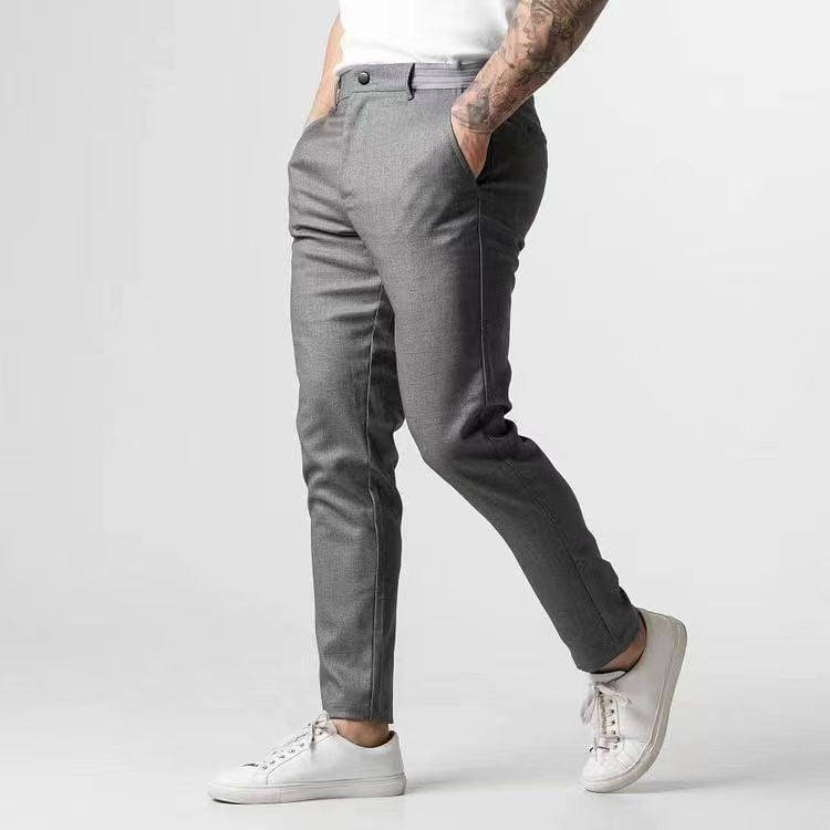 Herren Business-Hose Elegant Slim Fit mit Taschen - BerlinGlamour
