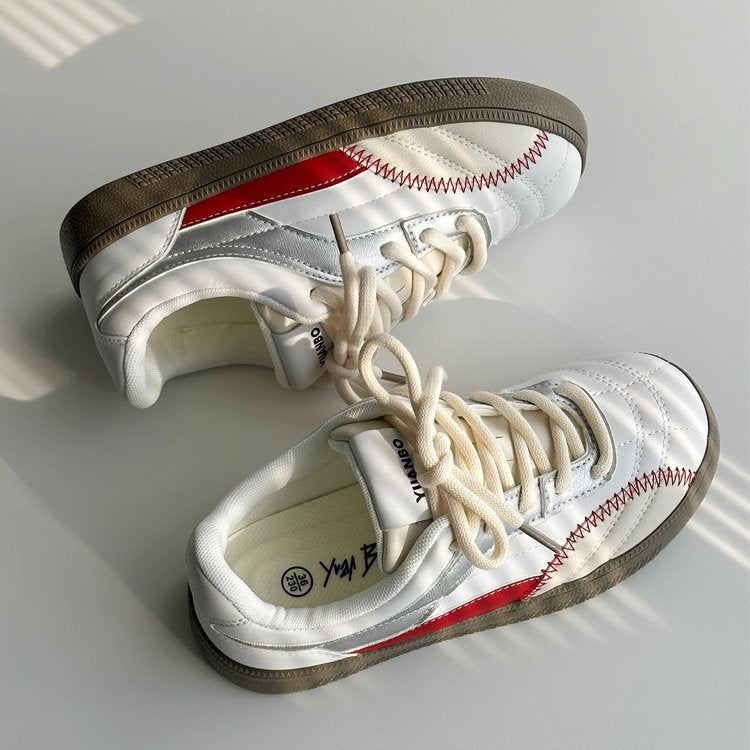 Damen Sneaker Sportlich Bequem Geprägt