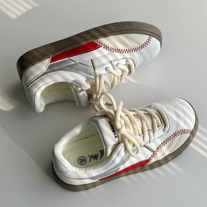 Damen Sneaker Sportlich Bequem Geprägt