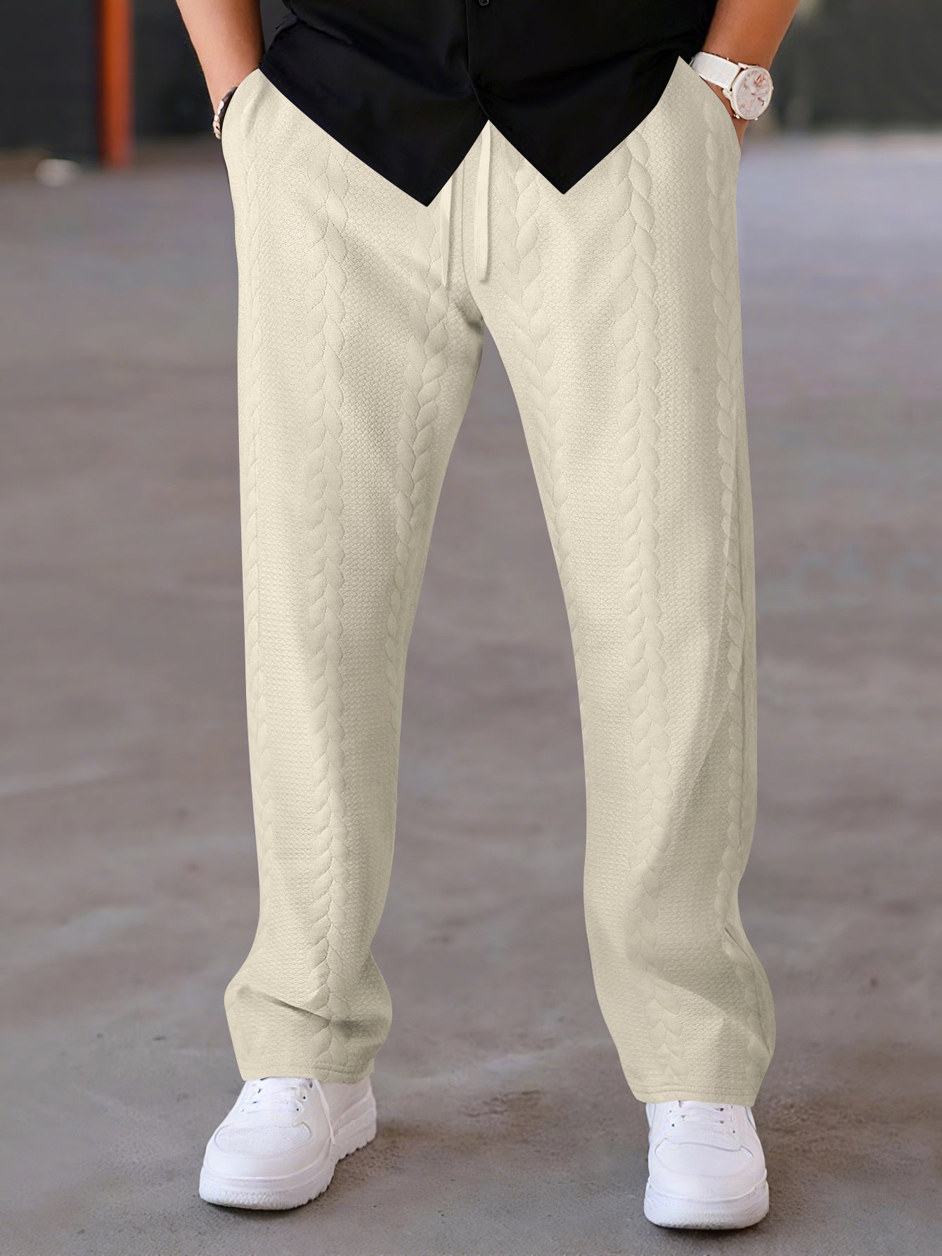 Herren Freizeit-Hose Elastisch Modern Mit Stretch
